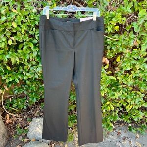 NWT Ann Taylor Curvy Petite Trouser in Black - Sz 6p